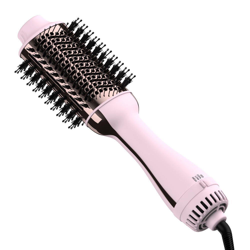 Umeely hair dryer brush with oval barrel for smooth styling and volume