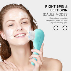 Umickoo Face Scrubber 3-mode rotating system for tailored skincare.