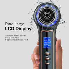 Umickoo Face Scrubber blackhead vacuum with adjustable suction deep cleans pores.