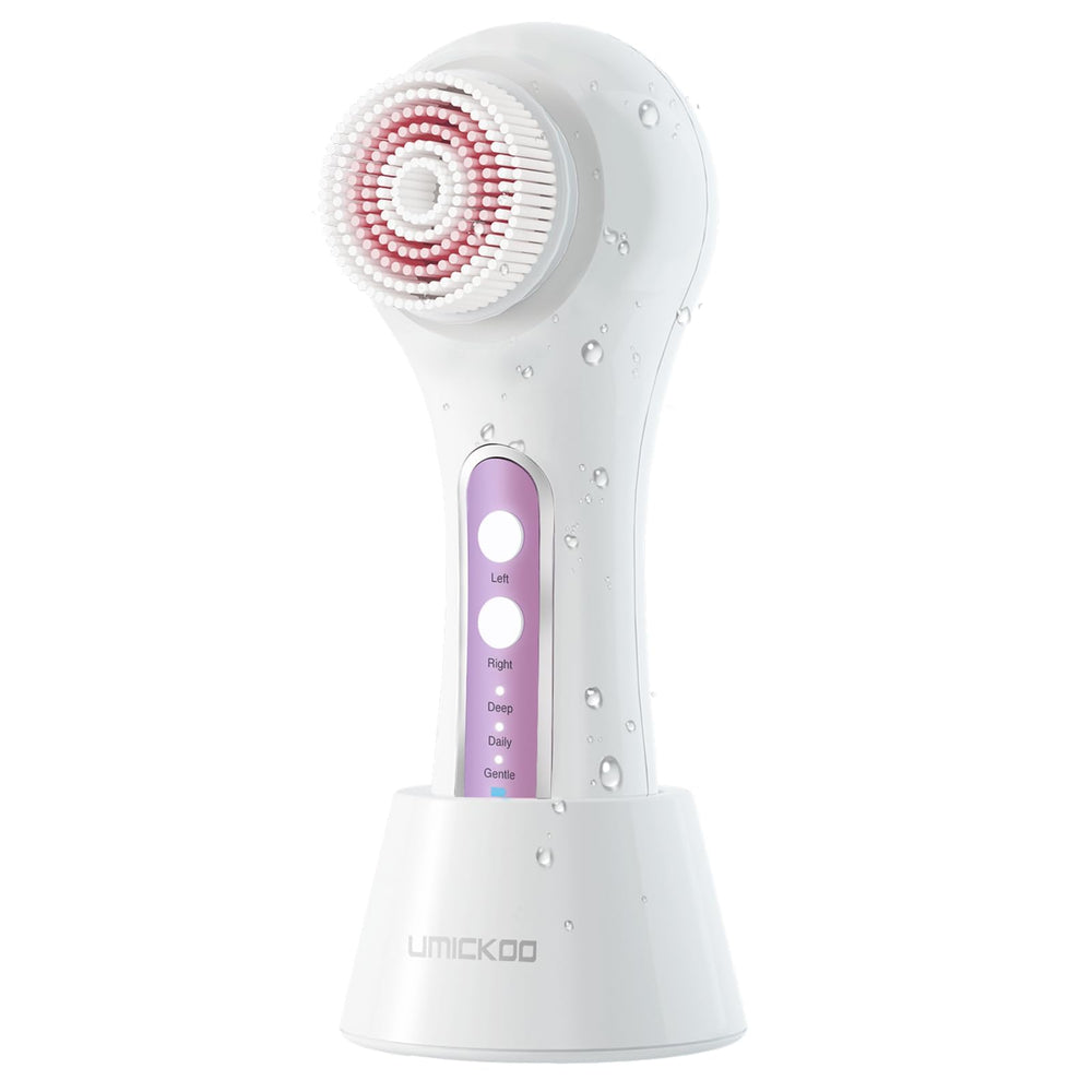 Umickoo face scrubber left rotation for deep pore cleansing and thorough cleanse