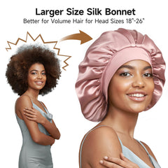 Umisleep double-layer bonnet outer satin shell durable and oil-locking