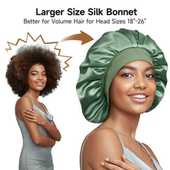Umisleep double-layer silk wrap locks in oils while guarding pillowcase