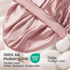 Umisleep silk bonnet large fit accommodates long hair and curls