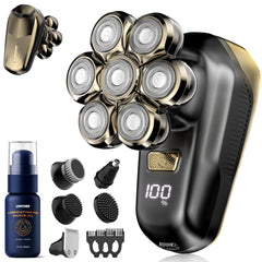 Umither head shaver with 7D heads offers smooth bald-head shaving