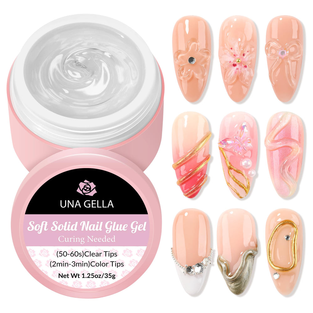 UNA GELLA builder gel bottle with 35ml capacity for generous use