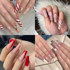 UNA GELLA clear ballerina nails show through with traceless, natural-looking results for daily wear.