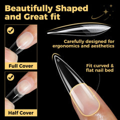 UNA GELLA inner deep etched texture provides stronger adhesion for longer wear.