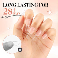 UNA GELLA UV cure compatibility for quick setting.