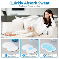 Unadir sweat pad adhesion on clothing highlights secure, stain-free wear during long days