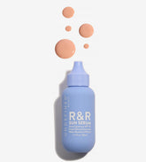 Undefined Beauty R&R Sun Serum bottle front showing tinted mineral protection for daily wear