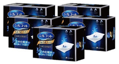 Unicharm Silcot Uruuru sponge facial cotton sheets for gentle cleansing and toner application