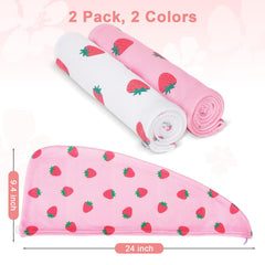 Unicorn Castle microfiber quick-dry towel for kids reduces blow-dry time