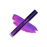 UNICORN SNOT Liquid Metal Lip Paint Atomic Purple tube closeup highlights bold pigment