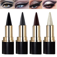 UNIFULL 4-color gel eyeliner quad pack swatches for quick shade comparison.