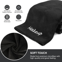 UNIMADE coral fleece makeup cloth soft touch offers comfortable cleansing