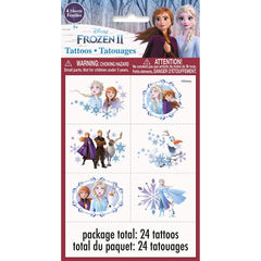 Unique Disney Frozen 2 tattoos demonstrating simple application and quick removal for hosts