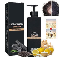 UN UNITEDTIME Root Activator Shampoo bottle front promotes premium daily care.
