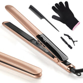 UNOBEY hair straightener with ceramic floating plates for smooth, snag-free styling.