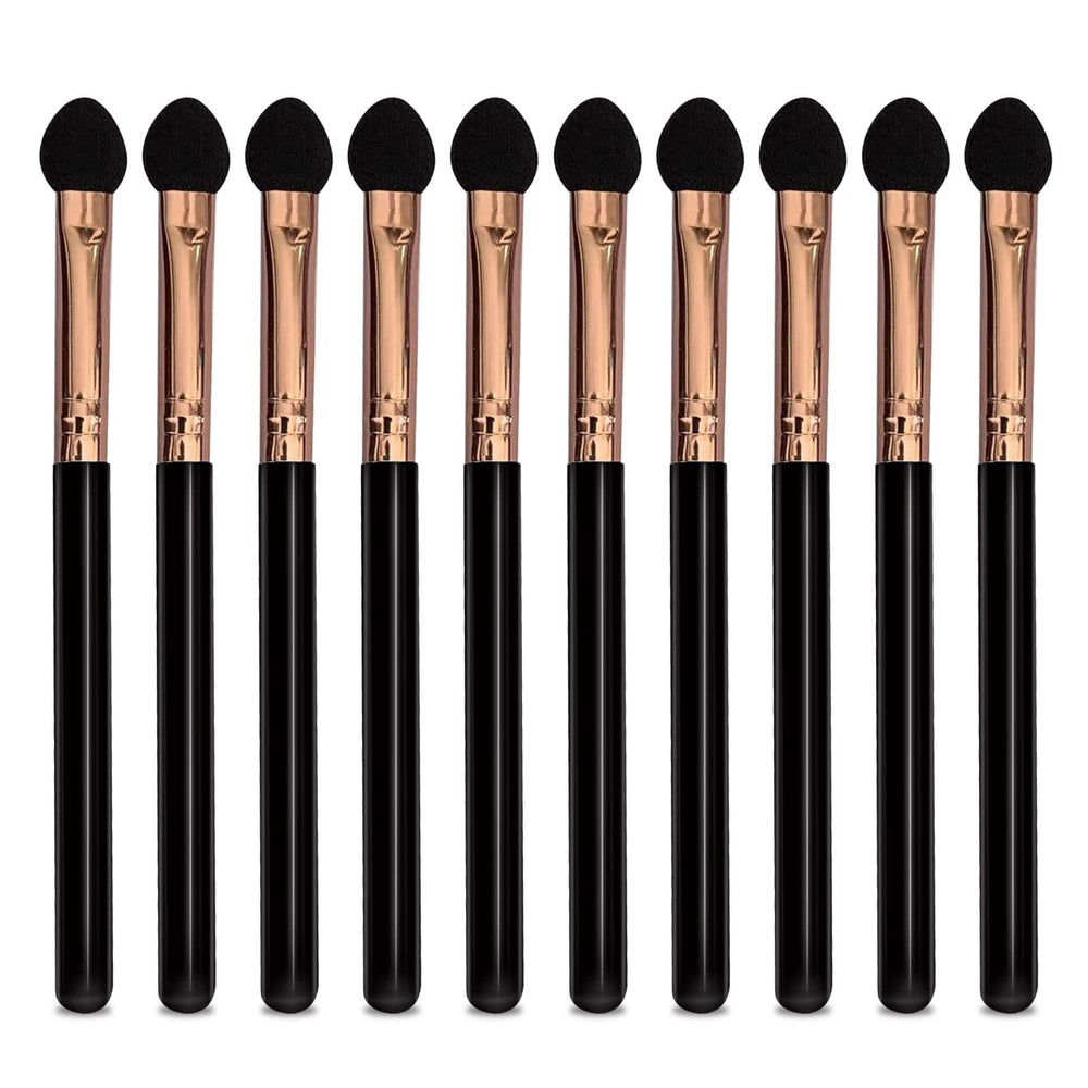 UorPoto eyeshadow applicators set: 10pcs reusable sponge-tip for precise blending.