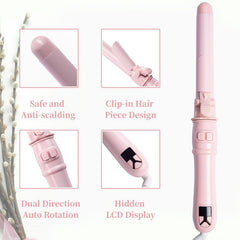 UOTJCNR temperature-adjustable settings let you customize heat for different hair types.
