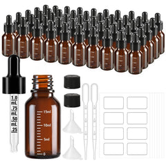 UPBUD amber glass dropper bottle 15ml with measurement for precise dosing.