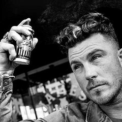 UPPERCUT DELUXE Salt Spray on damp hair as a pre-styling primer.