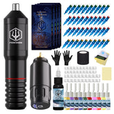 UPTATSUPPLY Poseidon tattoo pen shown with ergonomic grip for precise lines