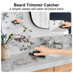 UQOOQFA beard cleaner brush cleaning the sink edge for thorough cleanup