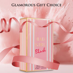 URBAN COLLECTION Bad Girl Blush liquid inside view shows clarity.