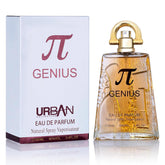 URBAN COLLECTION Genius for Men bottle front view, premium design for daily confidence and attraction.