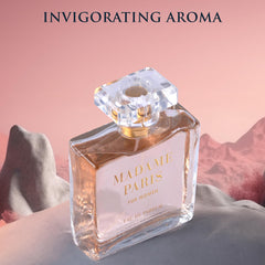 Patchouli and vetiver base deepen the scent for lasting presence
