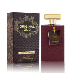 URBAN COLLECTION Original OUD Premium Edition bottle closeup highlighting amber woody notes for daily confidence.