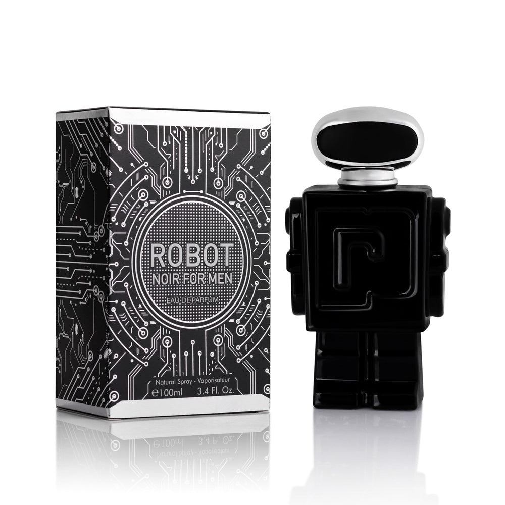 Urban Collection Robot Noir bottle front for daily wear