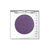 Urban Decay 24/7 Eyeshadow Single deep purple shimmer with blue shift delivers bold color and long wear.