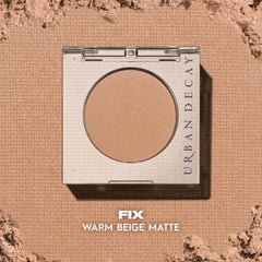 Urban Decay 24/7 Eyeshadow Single Fix warm-beige swatch for everyday neutrals