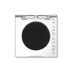 Urban Decay 24/7 Eyeshadow Blackout compact with velvet matte finish for crease-free wear.