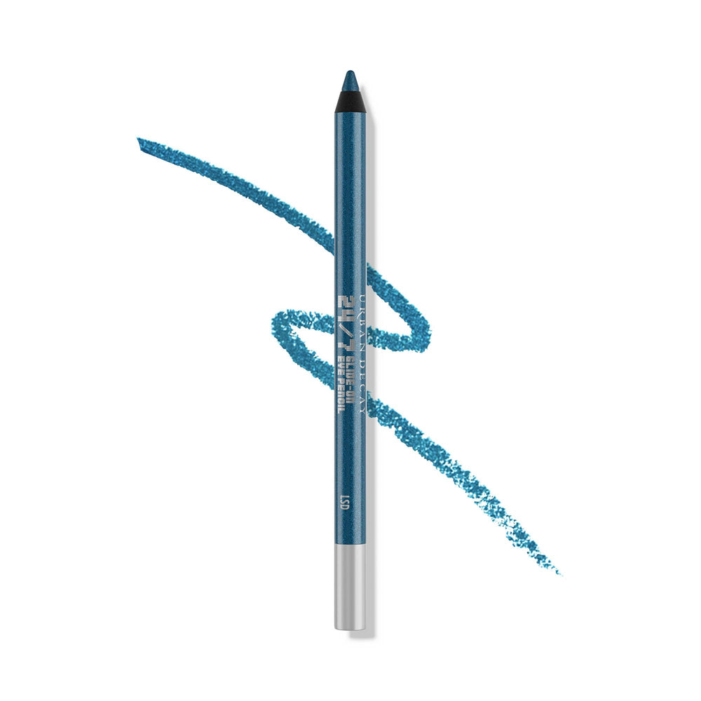Urban Decay 24/7 Glide-On Eyeliner navy shimmer swatch for all-day definition