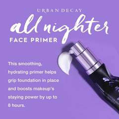 Urban Decay All Nighter primer texture swatch reveals silky finish