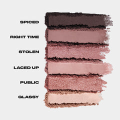 Urban Decay Naked3 Mini swatches reveal six pink mauves for blendable color payoff