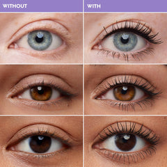 Urban Decay Perversion brush closeup—lash-hugging design for separation from root to tip.