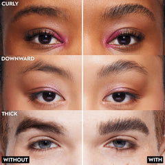 Urban Decay Slick Day Strong-Hold Clear Brow Gel lifted brows with lamination effect