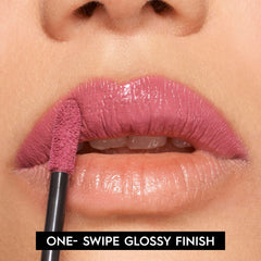 Urban Decay Vice Lip Bond 16hr wear close-up shows all-day color.
