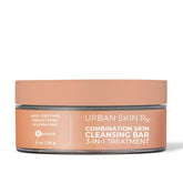 Urban Skin Rx Combination Skin 3in1 bar package with sponge for daily cleansing and exfoliation.