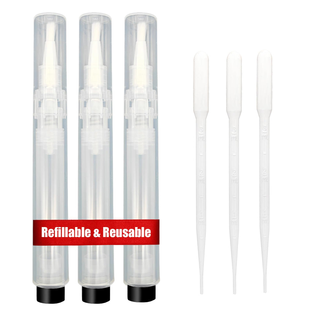 URGINO bolígrafo de aceite para cutícula rellenable, práctico para recargas rápidas.