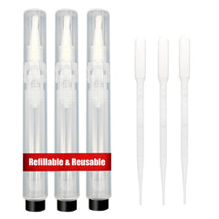 URGINO bolígrafo de aceite para cutícula rellenable, práctico para recargas rápidas.