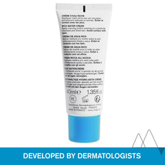 Uriage Rich Water Cream with hyaluronic acid detail highlights plump glow