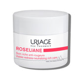 Uriage Roséliane rich cream bottle delivers soothing hydration for sensitive skin