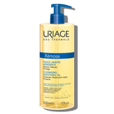 Uriage Xémose cleansing soothing oil pump bottle for gentle dry-skin cleansing