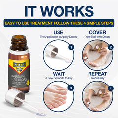 URIEL Upgraded drops 11ml bottle softening nails for comfortable treatment