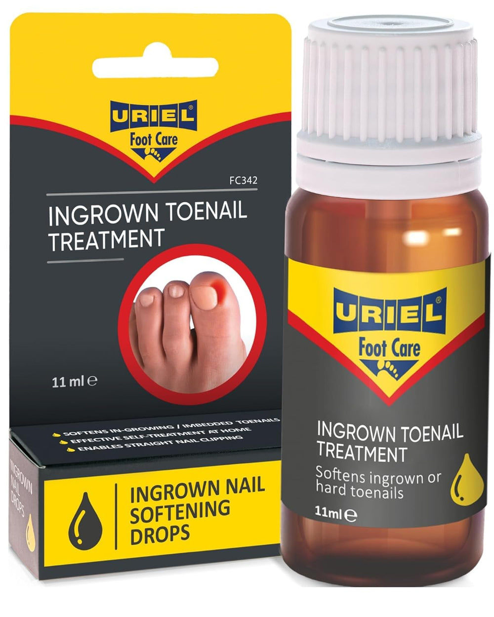 URIEL Upgraded ingrown toenail treatment box for at‑home relief and gentle care